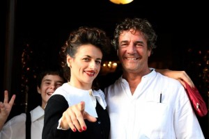 First day in Venice 1- Anita Kravos con il regista Emilio Briguglio